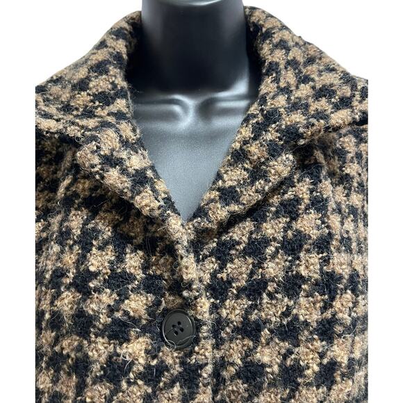 Vintage Weave of The Irish - 90% Wool - Brown & Black Herringbone Jacket - Picture 3 of 8